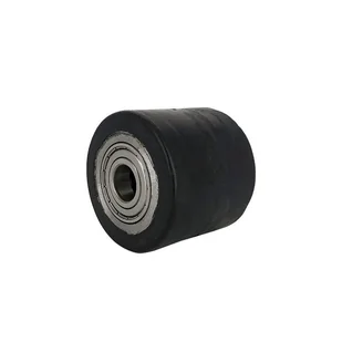 Rolki aluminiowo - gumowe 80mm x 70 mm - otwór 25 mm - Wózki magazynowe - miniaturka - grafika 1