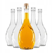 Domowy wyrób alkoholu - 5 sztuk butelki Icona 0,5l na wino likiery z korkami - miniaturka - grafika 1