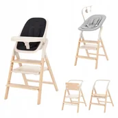 Krzesełka do karmienia - Krzesełko do karmienia bujaczek Carrello ERGO CRL-16701 Obsidian Black - miniaturka - grafika 1