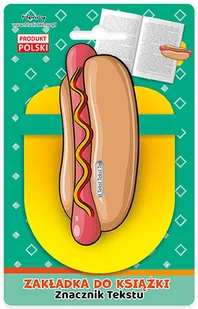 Zakładka znacznik tekstu Hot-Dog - Zakładki do książek - miniaturka - grafika 1