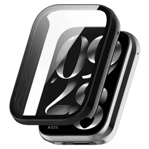 Etui + Szkło 2W1 do Xiaomi Mi Band 9 PRO czarne - Akcesoria do smartwatchy - miniaturka - grafika 1