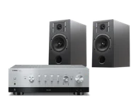 Zestawy stereo - Yamaha R-N800A (srebrny) + Diva 3 (czarny) - miniaturka - grafika 1