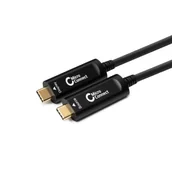 Kable USB - MicroConnect Premium Optic USB-C, 20m obsługujący 4K60Hz, tylko wideo, bez ładowania - miniaturka - grafika 1