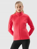 Bluzy damskie - Ciepła bluza damska polarowa 4F polar damski ze stójką rozpinany r XS - miniaturka - grafika 1