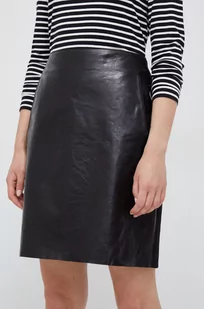 Calvin Klein spódnica kolor czarny mini prosta - Spódnice - miniaturka - grafika 1