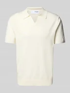Koszulki męskie - Koszulka polo z dekoltem w serek model ‘TELLER’ - miniaturka - grafika 1