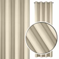 Zasłony - Euro Firany Zasłona 140 x 250 Dekoracyjna Adore Beż 1202329 - miniaturka - grafika 1