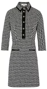 Morgan damska sukienka tweed rękaw 3/4 RONATA.F granatowa T40, granatowy, 38 - Sukienki - miniaturka - grafika 1