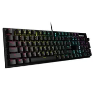 Klawiatury - GIGABYTE AORUS K1 klawiatura Gaming USB QWERTY Angielski Czarny AORUS K1 - miniaturka - grafika 1