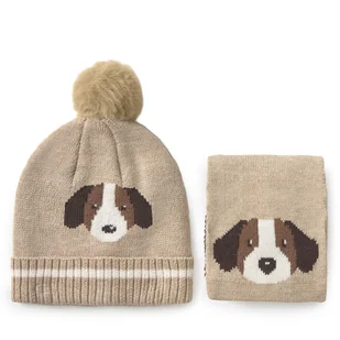 Zestaw Szalik i Czapka Mayoral 10018 Beżowy - Czapki dla dzieci - miniaturka - grafika 1