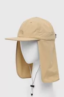 Czapki męskie - The North Face czapka z daszkiem kolor beżowy gładka - miniaturka - grafika 1