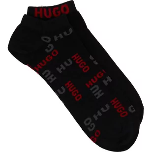Hugo Bodywear Skarpety 2-pack LOGOALLOVER - Skarpetki męskie - miniaturka - grafika 1