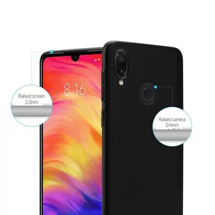 Crong Smooth Skin - Etui Xiaomi Redmi Note 7 (czarny) - Etui i futerały do telefonów - miniaturka - grafika 4