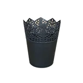 Donice - Osłonka Korona czarna - miniaturka - grafika 1