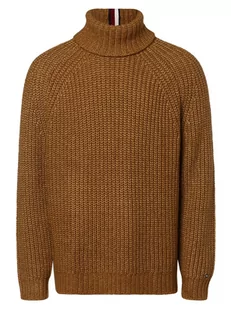 Tommy Hilfiger - Sweter męski, brązowy - Swetry męskie - miniaturka - grafika 1