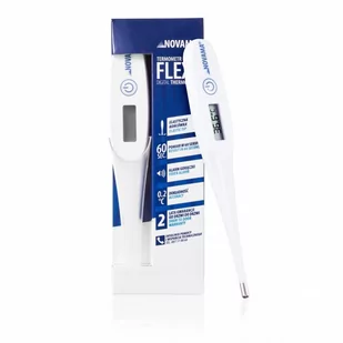 Novama Flexo termometr elektroniczny z elastyczną końcówką 1 sztuka - Termometry - miniaturka - grafika 1
