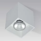 Oprawy, klosze i abażury - Downlight natynkowy Square H-50475-WH metalowa biała do kuchni - miniaturka - grafika 1