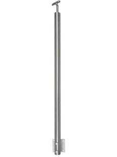 Gierat Słupek systemowy fi 42,4 mocowanie boczne 75D5-9600B - Balustrady i akcesoria - miniaturka - grafika 1