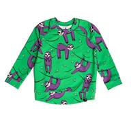 Bluzy dla chłopców - Bluza bez kaptura Zielony Leniwiec - miniaturka - grafika 1