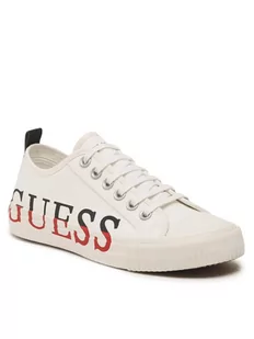 Guess Trampki New Winners Low FM6NWL FAB12 Biały - Trampki męskie - miniaturka - grafika 1