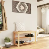 Szafki na buty - Stojak na buty z 3 półkami 70x27,5x45 cm bambus - miniaturka - grafika 1