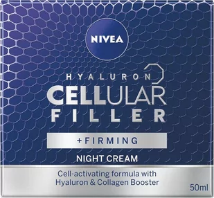 Nivea Hyaluron Cellular Filler krem na noc 50ml - Kremy do twarzy - miniaturka - grafika 1