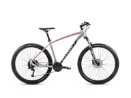 Rowery - Rower górski ROMET RAMBLER R7.4 2024 srebrno-czerwono-grafitowy, 20, 27, nd., uniwersalny - miniaturka - grafika 1