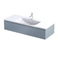Szafki łazienkowe - Szafka łazienkowa pod umywalkę Oristo Brylant 120 cm niebieski mat OR36-SD1S-120-16R - miniaturka - grafika 1