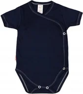 Body dla niemowląt - Body KOPERTOWE K/R 100% Bawełna GRANAT r 56 KLEKLE - miniaturka - grafika 1