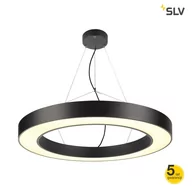 Lampy sufitowe - SLV MEDO PRO 90 RING lampa wisząca czarna LED 133850 - miniaturka - grafika 1