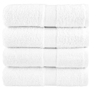 vidaXL Ręczniczki premium SOLUND, 4 szt., białe, 30x50 cm, 600 g/cm² - Ręczniki - miniaturka - grafika 1
