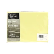Papier do drukarek - . Koperta B6 jasnożółty 110g/m2 op/20szt 280803 - miniaturka - grafika 1
