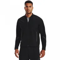 Kurtki męskie - Męska kurtka treningowa Under Armour UA Unstoppable Bomber - czarna - UNDER ARMOUR - miniaturka - grafika 1