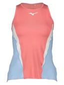 Koszulki i topy damskie - Mizuno Top funkcyjny w kolorze błękitno-różowo-białym - miniaturka - grafika 1