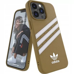 Adidas OR Moulded PU iPhone 13 Pro / 13 6,1" beżowo-złoty/beige-gold 47806 - Etui i futerały do telefonów - miniaturka - grafika 1