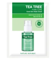 Maseczki do twarzy - Nature Republic Good Skin Tea Tree Mask Sheet 24g 24 g - miniaturka - grafika 1