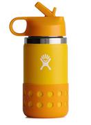 Kubki termiczne - Butelka termiczna kubek dla dziecka 355 ml Wide Mouth straw lid Hydro Flask - canary - miniaturka - grafika 1