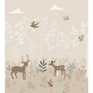 Fototapety - Fototapeta jeleń beżowym - 250 x 279 cm - ESTAHOME - miniaturka - grafika 1