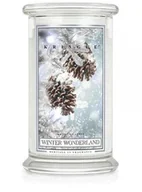 Świece - Świeca zapachowa KRINGLE CANDLE, Winter Wonderland, duży, klasyczny słoik, 2 knoty - miniaturka - grafika 1