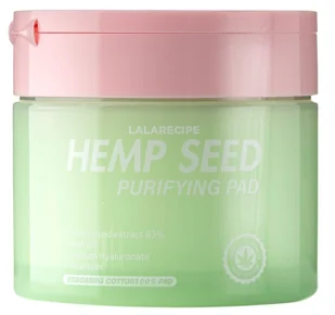LalaRecipe Hemp Seed Purifying Pad, Płatki do twarzy o działaniu łagodzącym, 70sztuk - Maseczki do twarzy - miniaturka - grafika 1