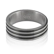 Sygnety - Pierścionek męski- sygnet w kolorze srebrnym EM 3 - EM Men's Accessories - miniaturka - grafika 1