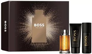 Zestaw Hugo Boss The Scent Woda toaletowa 100 ml + Dezodorant 150 ml + Żel pod prysznic 100 ml (3616304197970) - Zestawy kosmetyków męskich - miniaturka - grafika 1