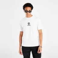 Koszulki męskie - TIMBERLAND T-SHIRT NEW SMALL LOGO PRINT SS TEE - Timberland - miniaturka - grafika 1