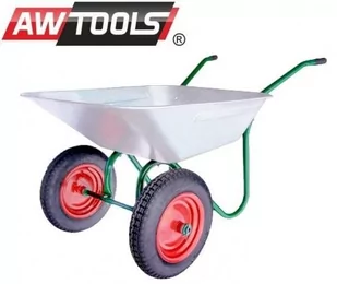 Awtools Taczka Ogrodowa 100L Dwa Koła Felgi Metalo - Taczki - miniaturka - grafika 1