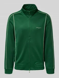 Bluza rozpinana z zamkiem błyskawicznym model ‘FELPA’ - Bluzy męskie - miniaturka - grafika 1