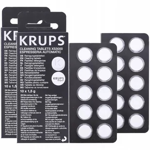2x Tabletki czyszczące do ekspresu KRUPS XS3000 - Inne artykuły czyszczące - miniaturka - grafika 1