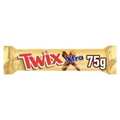 Batoniki - MARS Baton Twix Xtra z ciastkami i karmelem oblany czekoladą 75 g (2 sztuki) - miniaturka - grafika 1