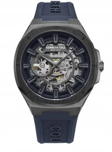 Zegarek Zegarek męski KENNETH COLE KCWGR2217302 granatowy sportowy skeleton - Zegarki męskie - miniaturka - grafika 1