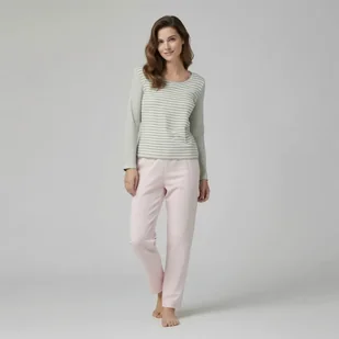 TRIUMPH PIŻAMA DAMSKA zestaw koszulka + spodnie rozmiar 40 - Piżamy damskie - miniaturka - grafika 1