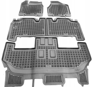 Chrysler Pacifica Od 2016R 3 Rzędy Dywaniki Korytkowe Gumowe - Dywaniki samochodowe - miniaturka - grafika 1